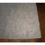 Talbots  Embroidered Linen Cotton Blue‎ Shift Lightweight Dress Women's Size 6 Photo 4