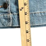 American Eagle Jean Skirt Womens 4 Blue Denim Super High Rise A-Line Button NEW Photo 10