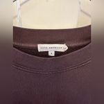 Good American  Boyfriend Pullover Sweatshirt Brown 1/Small Photo 3