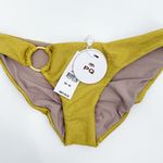 PQ SWIM PILYQ Swim Bottoms Size Medium NWT Eden Ring Full Gold Coast Teeny Swim Yellow Photo 3