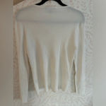 Cyrus NWT  KNITS criss cross front sweater cream brand new M Photo 3