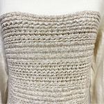 Lucky Brand  Mixed Knit Lightweight Wool Cotton Sweater Top Womens Size L Photo 4