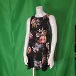 Anaelle Black Floral Dress Pink Size XS Photo 1