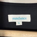 Sundance  Criss Cross Draping V-Neck Knee Length Wrap Dress Women's Large Black Photo 8