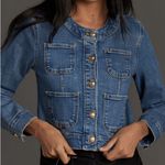 Anthropologie  Maeve Coco patch pocket denim jacket Photo 1