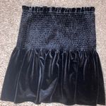 ZARA Smocked Velvet Skirt Photo 0