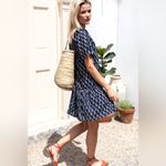 India Collection Emerson Fry XS/S Island Dress 2 Marguerite Blue Organic Cotton Photo 2