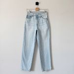 American Eagle  Highest Rise Baggy Straight Jeans in Light Wash Size 2 X-Short Photo 10