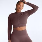 Set Active NWOT  Scultpflex Zipup - pepper Photo 0