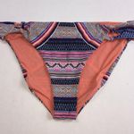 Red Carter  Coral Aztec Bikini Bottom M Photo 5