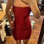 Windsor Red  Bodycon Mini Dress Photo 2