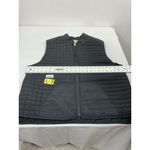 Womans Crossroads Woman Quilted Vest 1x black Full Zip Mock Neck Photo 4