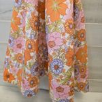 ASOS {8} Design Off Shoulder Cut Out Mini Skater Dress 70s Floral Print Photo 4