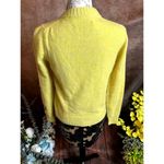 Zadig & Voltaire  Cashmere Sweater Yellow Burgundy Logo size M Photo 9