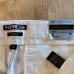 EXPRESS NWT Columnist Ankle Low-Rise White Woven Career Dress Pant Trouser, 4 Photo 6