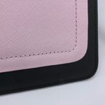 Henri Bendel  W 57th Slim Convertible Lilac Black Colorblock Clutch Shoulder Bag Photo 4