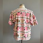 Victoria Sport Vintage  Floral Striped Tee Photo 1