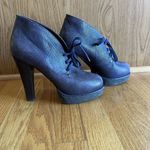 Bottega Veneta ‎ Women's Lace Up Leather Ankle Booties Sz Eu 39 8.5 Plaform Heels Photo 1