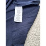 Michael Kors  Crewneck Sleeveless Side Ruched Asymmetric Dress Navy Blue SizeP/M Photo 11