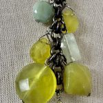 Erica Zap Designs Natural Stone Pendant Necklace – Chalcedony, Aquamarine, Amazo Yellow Photo 1