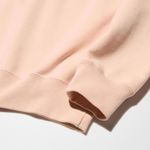 Uniqlo 100% Cotton Sweatshirt Light Pink NWT Small Photo 4