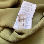 Madewell  Novel Dress Size Small Olive Green Crepe Short Sleeve Mini Dress Preppy Photo 10