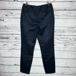 Isaac Mizrahi Estate by Live! NWOT Size M Blue Faux Suede Slim Leg Pull-On Pants Photo 2