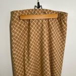 Vintage Summit Sportswear Midi Skirt Tan White Diamond 12 Photo 5