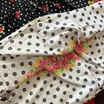 Bonne chance collections retro black white bow polka dot roses two piece S Photo 3