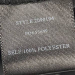 Anthropologie Current Air Pleated Long Sleeve Maxi Dress V Neck Ruffled Silky Black Womens S Photo 7