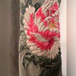 Anthropologie Postmark | Jarvis Olive Floral Embroidered Pants Photo 3