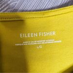 Eileen Fisher  mustard yellow long cap sleeve shirt dress with oversized pockets Photo 3