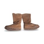 Bearpaw Elle Tall Buckle Suede Shearling Winter Boots Size 7 New Warm Outdoor Tan Photo 1