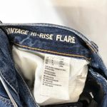 American Eagle  Outfitters Size 8 Jeans Long Distressed High Rise Flare Blue 763 Photo 10