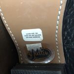 Justin Boots NEW Old Stock pebble print Justin‎ black roper boots Photo 7