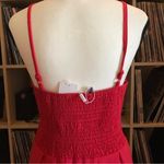 Ecowish Elegant Red Midi Dress Photo 4