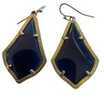 Kendra Scott Alex earrings Elegant Gold and Blue Earrings Photo 1