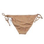 Roxy  Printed Beach Classics Tie Side Moderate Coverage Bikini Bottom Striped XXL Photo 2