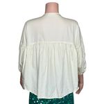 BLACK CRANE Puff Top, Cream, XS White Photo 8