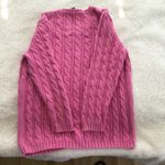 Gap Vintage Cable Knit Cardigan Sweater Pink - Sz S Photo 6