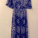 Showpo Faux Wrap Jumper Blue Size 6 Photo 4