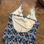RHYTHM Indiana Bralette One Piece Navy Swimsuit Size Large‎ NWT Blue Photo 2