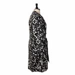 Dana Buchman Trench Coat Jacket Belted
Black Tan Animal Print Women’s Size XL Photo 3