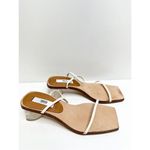 Miista Ellie Beach White Size 5US Strappy Sandals Clear Heels Square Toe Photo 4