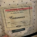 Anthropologie  Cartonnier Off White Cotton Double Breasted Blazer Size MP Cotton Photo 5