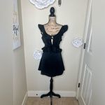 Hello Molly NTM:  Sold Out Online Black Ruffled Halifax Mini Dress in Sz Small Photo 1