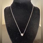 Kate Spade Infinity & Beyond Knot Mini Necklace Clear/Silver Photo 2