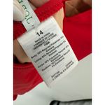 J.Crew  High Support Cross Back One Piece Swimming Suit Women 14 NWT Red Photo 10