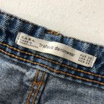 ZARA  Womens Mom Jeans High Rise Tapered Ankle Crop Medium Wash Size 6 Photo 2