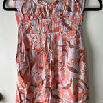 Nine West  Pink and White Smocked Blouse Photo 0